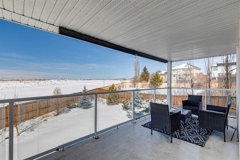 642 Schooner Cove Nw, Calgary, AB - Outdoor With Balcony With Exterior