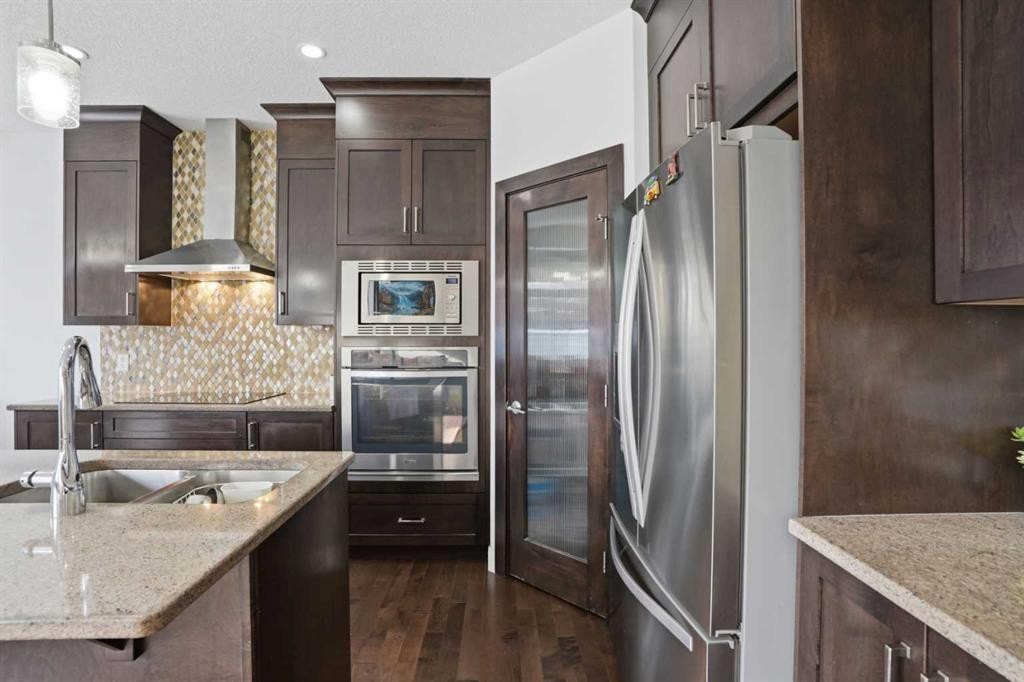 154 Saddlelake Way Ne, Calgary, AB - Indoor Photo Showing Kitchen With Stainless Steel Kitchen With Double Sink With Upgraded Kitchen