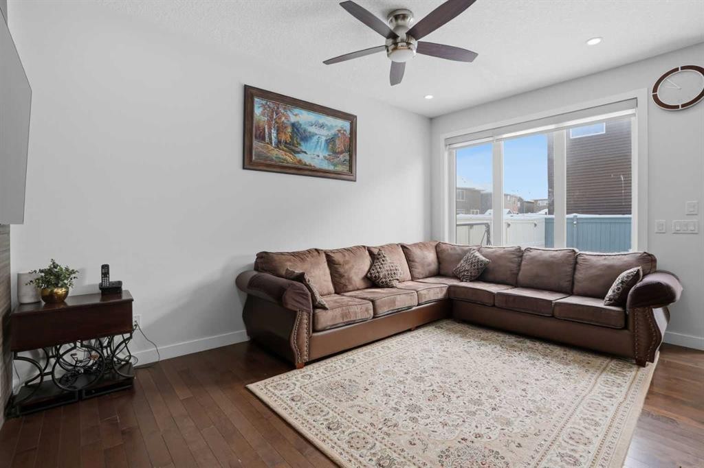154 Saddlelake Way Ne, Calgary, AB - Indoor Photo Showing Living Room