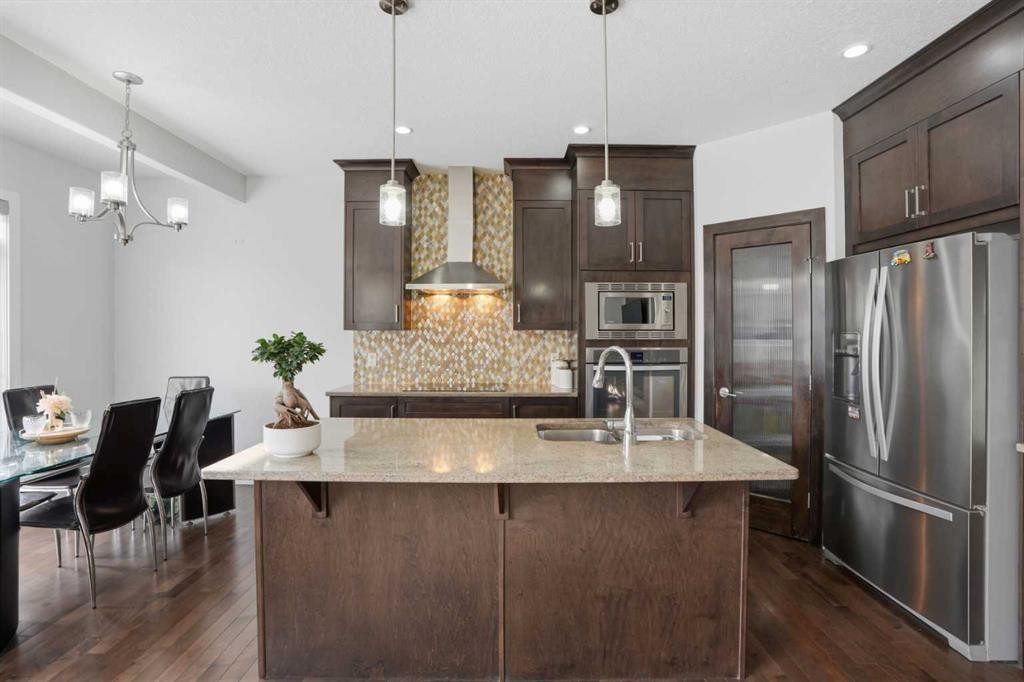 154 Saddlelake Way Ne, Calgary, AB - Indoor Photo Showing Kitchen With Stainless Steel Kitchen With Double Sink With Upgraded Kitchen