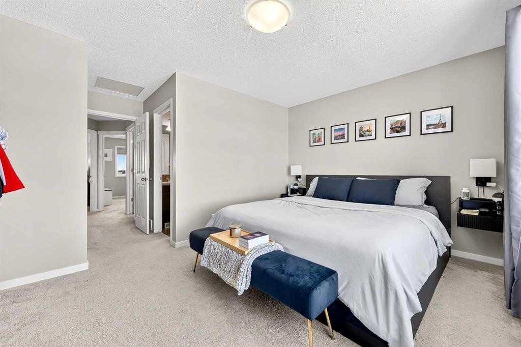 336 Cranberry Circle Se, Calgary, AB - Indoor Photo Showing Bedroom