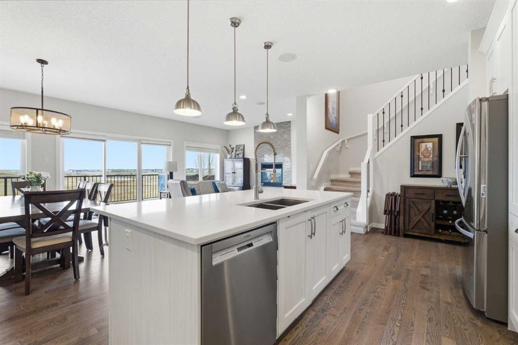 52 Walden Green Se, Calgary, AB - Indoor Photo Showing Kitchen With Double Sink With Upgraded Kitchen