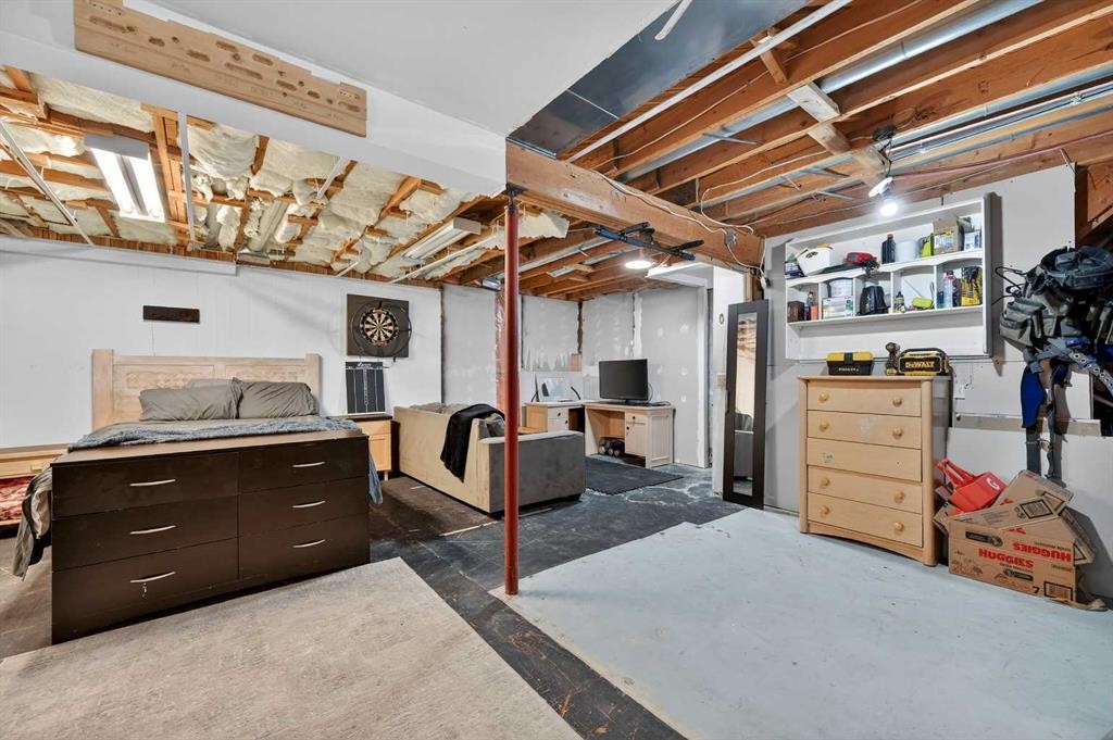103 Macewan Drive Nw, Calgary, AB - Indoor Photo Showing Basement