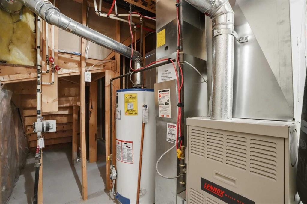 137 Taravista Crescent Ne, Calgary, AB - Indoor Photo Showing Basement