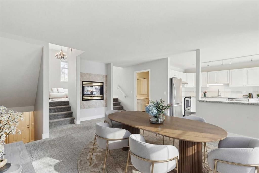 328 Prominence Heights Sw, Calgary, AB - Indoor Photo Showing Dining Room