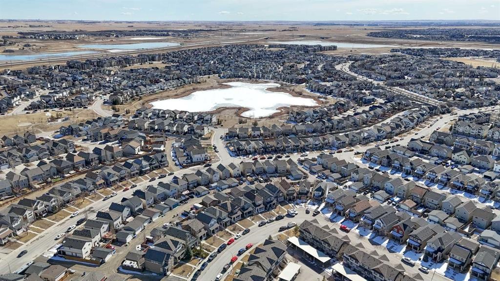 132 Copperpond Boulevard Se, Calgary, AB - Outdoor With View