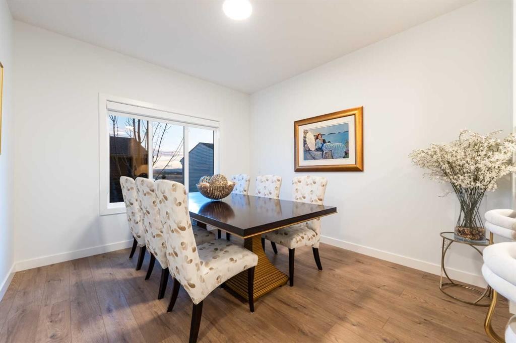 7411 202 Avenue Se, Calgary, AB - Indoor Photo Showing Dining Room