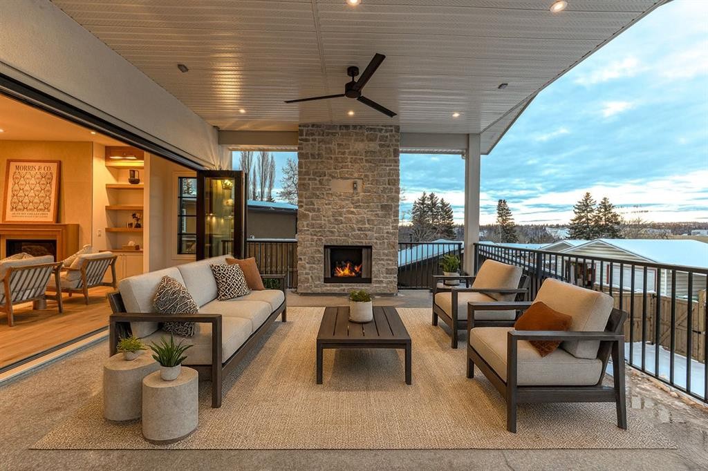 2945 Toronto Crescent Nw, Calgary, AB - With Fireplace With Deck Patio Veranda With Exterior