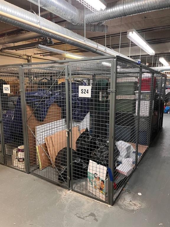 208-100 Cranfield Common Se, Calgary, AB - Indoor Photo Showing Garage