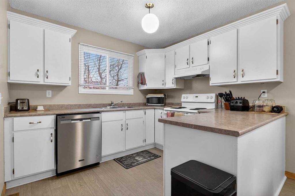 27 Bedford Road Ne, Calgary, AB - Indoor Photo Showing Kitchen With Double Sink