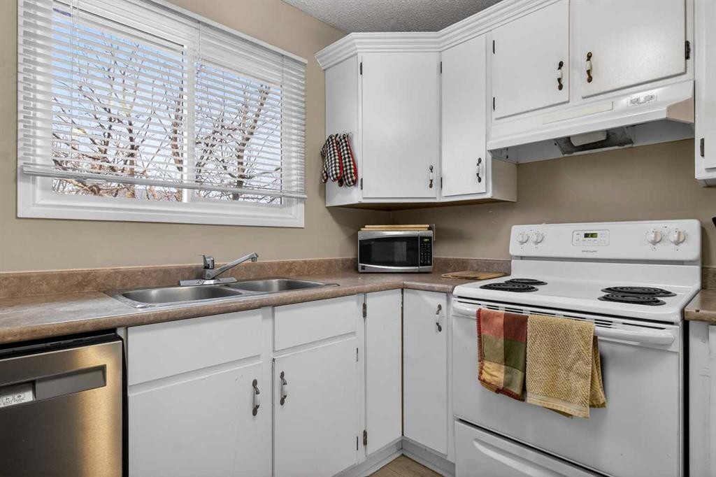 27 Bedford Road Ne, Calgary, AB - Indoor Photo Showing Kitchen With Double Sink