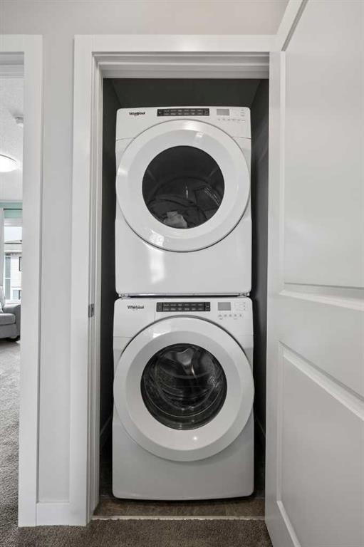 126 Seton Passage Se, Calgary, AB - Indoor Photo Showing Laundry Room