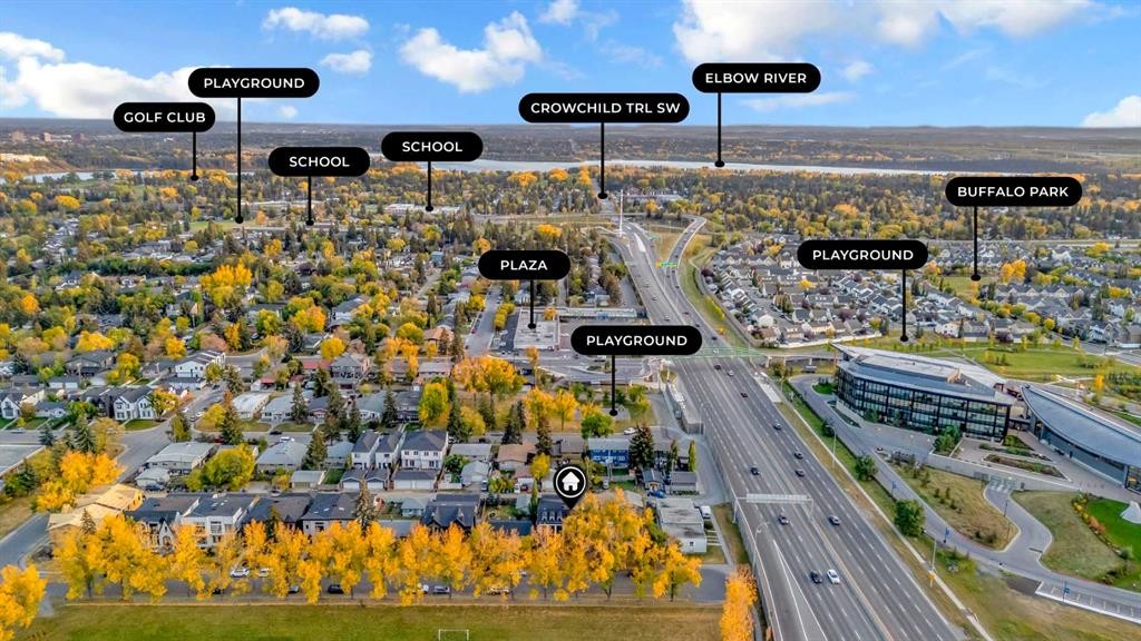 2435 52 Avenue Sw, Calgary, AB - Outdoor With View