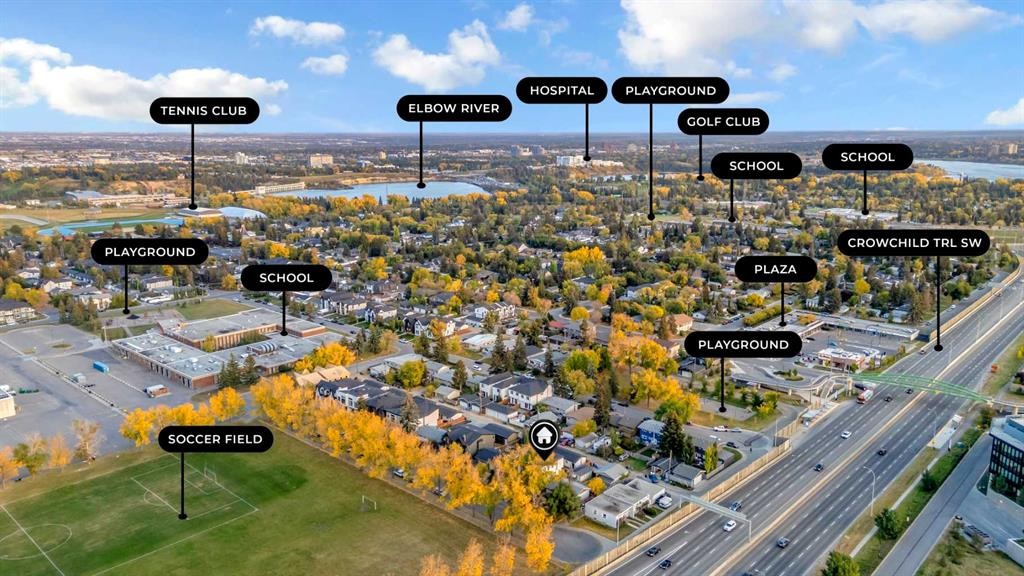 2435 52 Avenue Sw, Calgary, AB - Outdoor With View