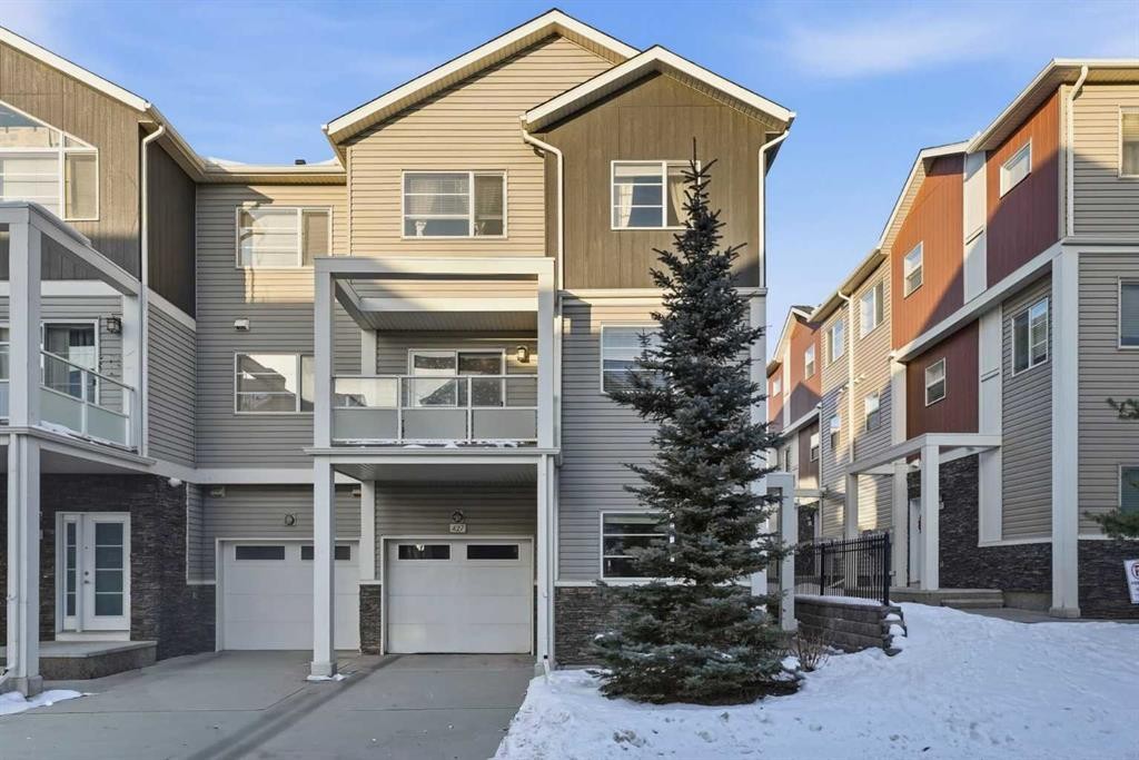 427 Redstone View Ne, Calgary, AB - Outdoor With Balcony With Facade
