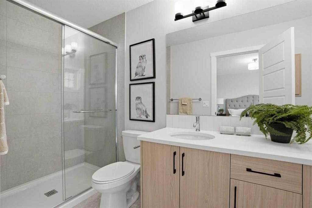 68 Buffaloberry Manor Se, Calgary, AB - Indoor Photo Showing Bathroom