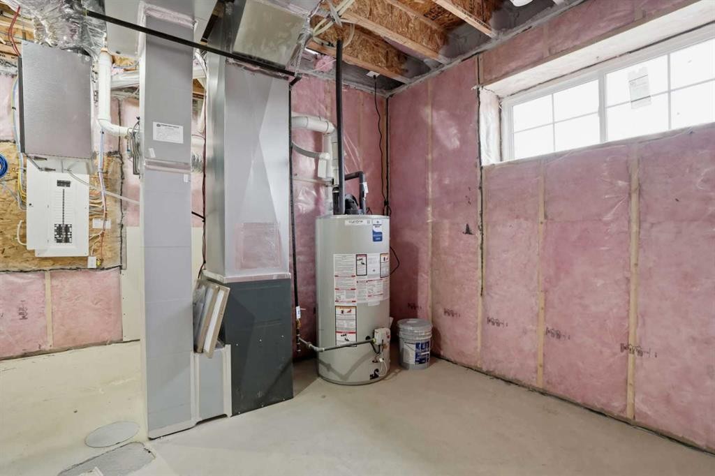 68 Buffaloberry Manor Se, Calgary, AB - Indoor Photo Showing Basement