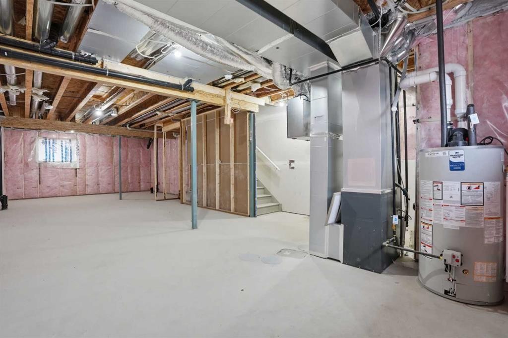 68 Buffaloberry Manor Se, Calgary, AB - Indoor Photo Showing Basement