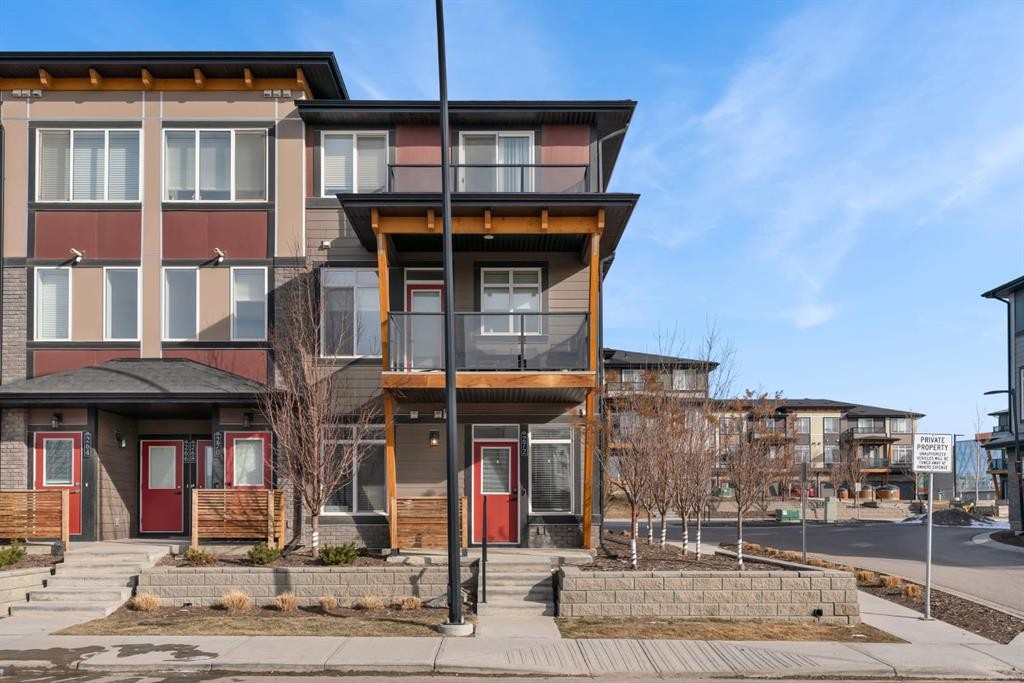272 Seton Passage Se, Calgary, AB - Outdoor With Facade