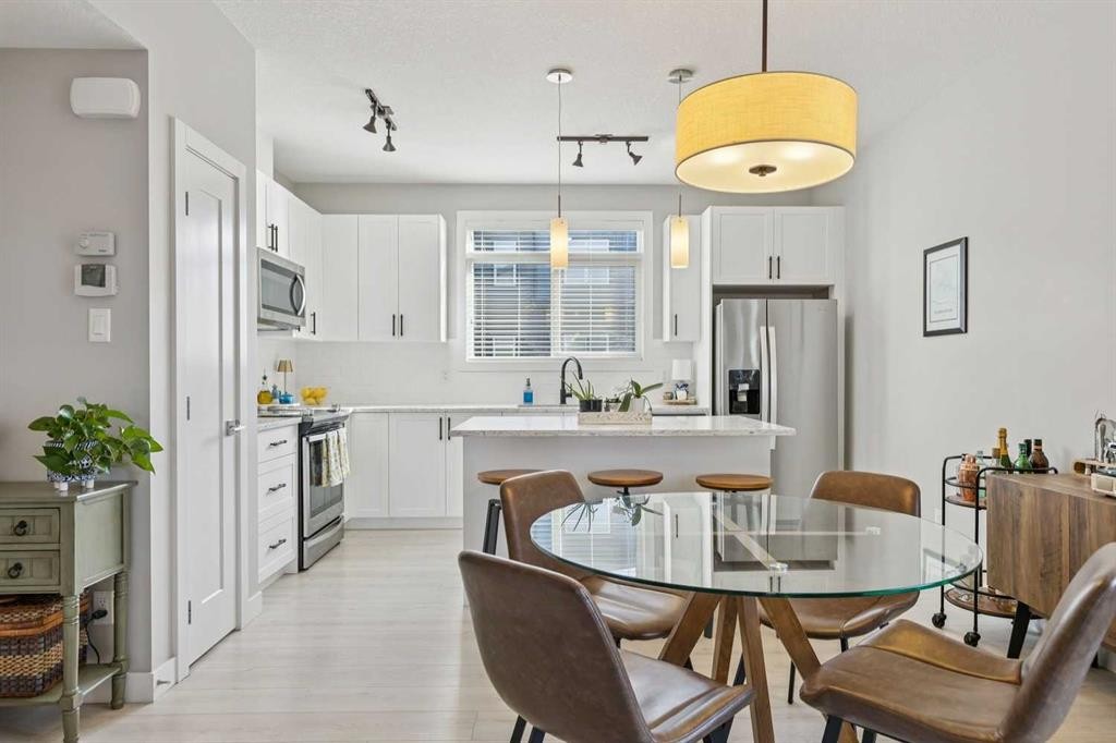 78 Sage Bluff Circle Nw, Calgary, AB - Indoor Photo Showing Dining Room