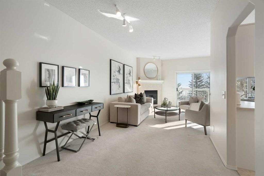 100 Hamptons Link Nw, Calgary, AB - Indoor With Fireplace