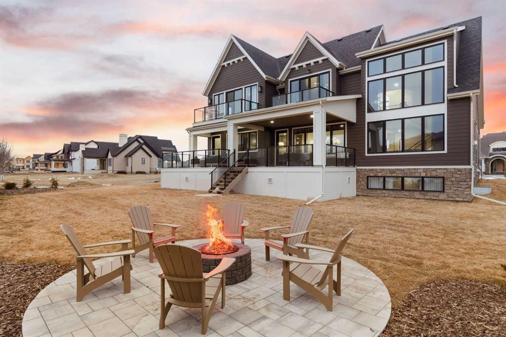 53 Watermark Crescent, Rural Rocky View County, AB - Outdoor With Balcony