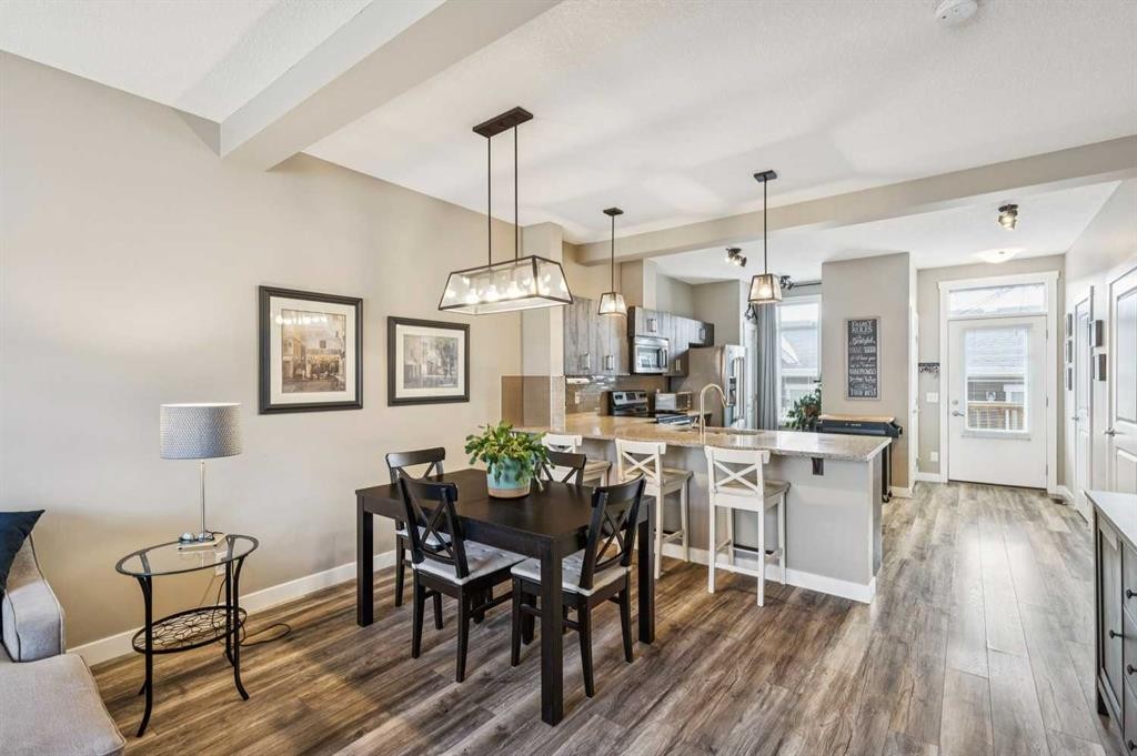 166 Legacy Common Se, Calgary, AB - Indoor Photo Showing Dining Room