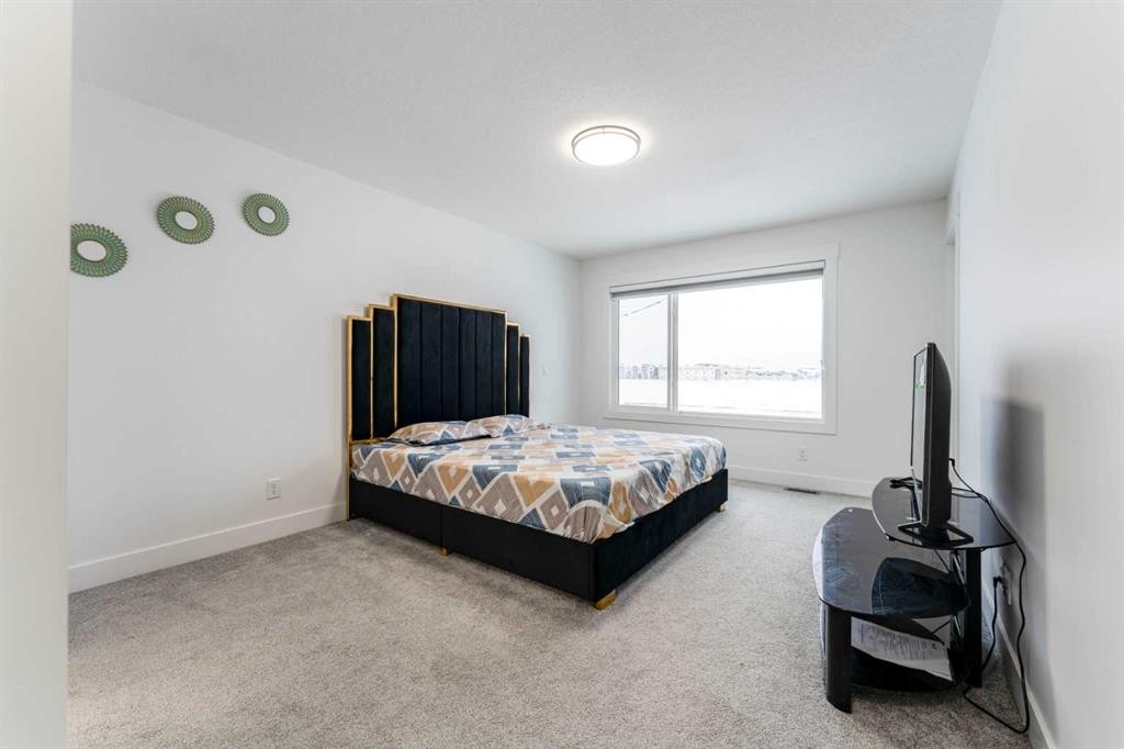1383 Cornerstone Street Ne, Calgary, AB - Indoor Photo Showing Bedroom