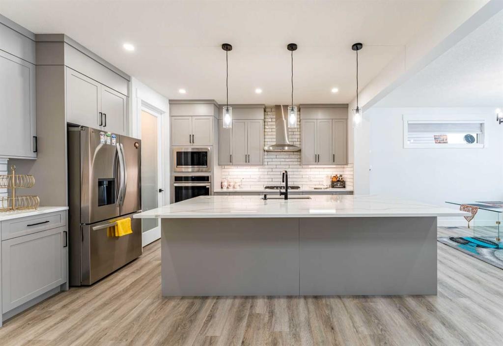 1383 Cornerstone Street Ne, Calgary, AB - Indoor Photo Showing Kitchen With Upgraded Kitchen