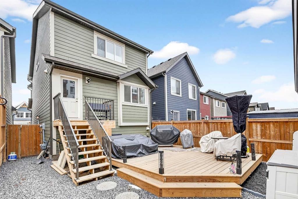 322 Masters Row Se, Calgary, AB - Outdoor With Deck Patio Veranda