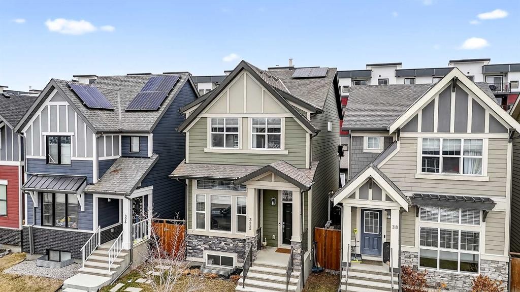 322 Masters Row Se, Calgary, AB - Outdoor With Facade