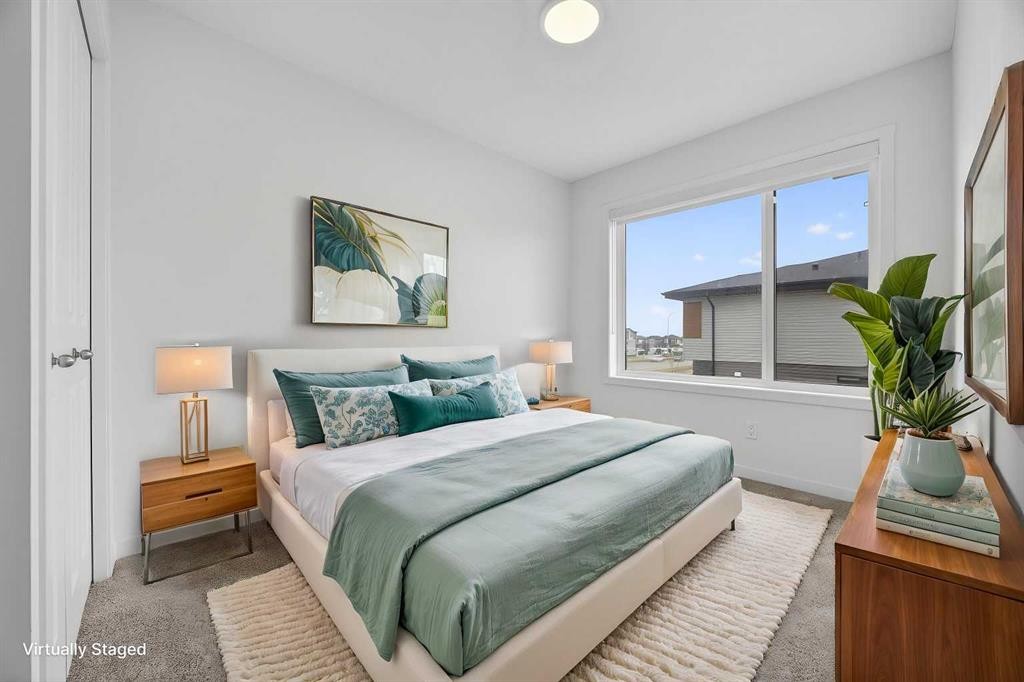 882 Cornerstone Boulevard Ne, Calgary, AB - Indoor Photo Showing Bedroom