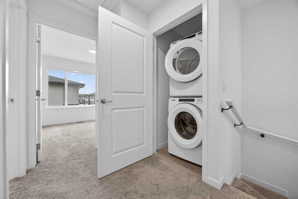 882 Cornerstone Boulevard Ne, Calgary, AB - Indoor Photo Showing Laundry Room