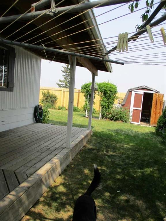 93 Huntstrom Drive Ne, Calgary, AB - Outdoor With Deck Patio Veranda With Exterior