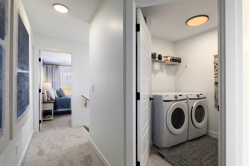 13 Wild Rose Way Se, Calgary, AB - Indoor Photo Showing Laundry Room