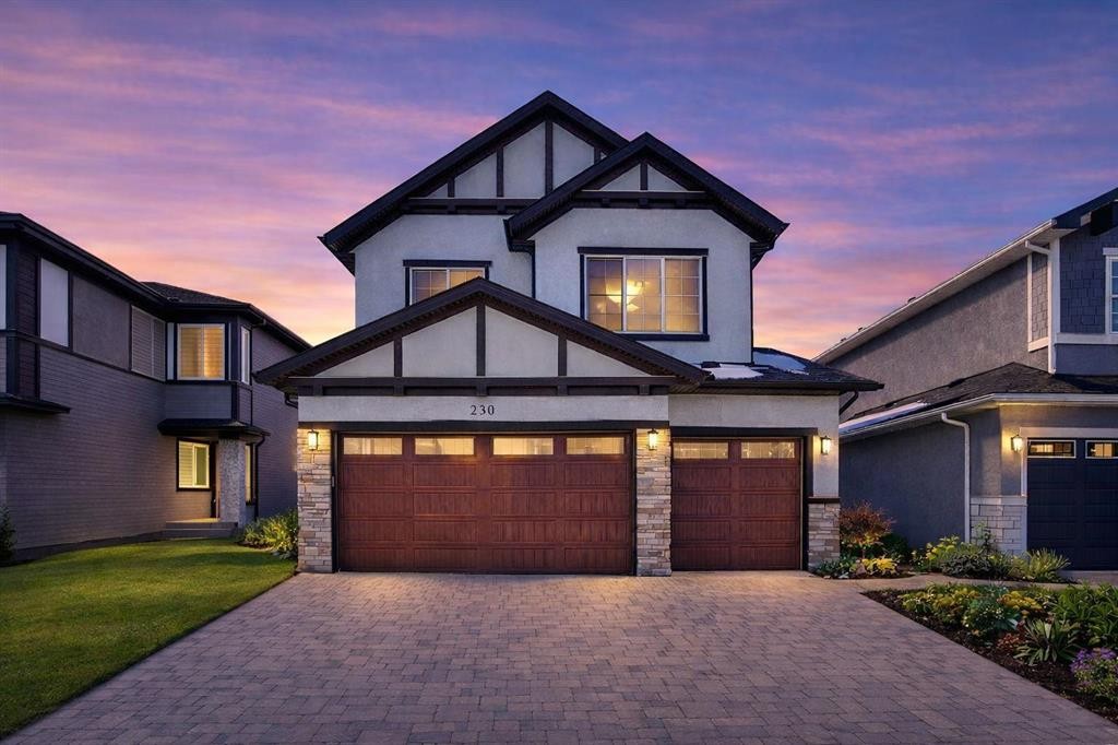230 Kinniburgh Loop, Chestermere, AB - Outdoor With Facade