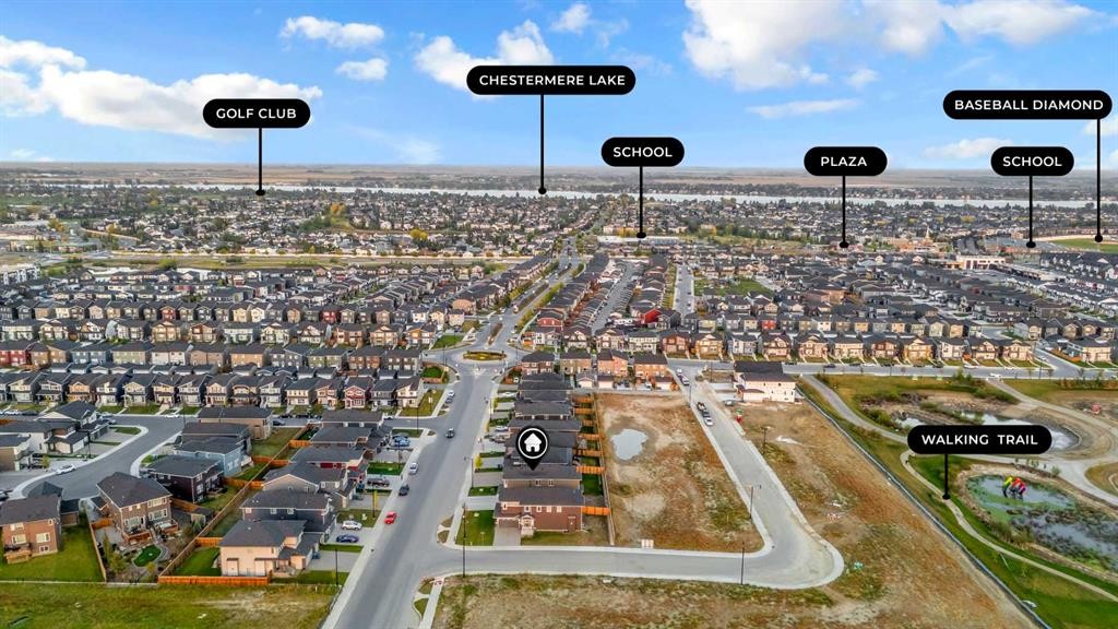 628 West Lakeview Drive, Chestermere, AB - Outdoor With View