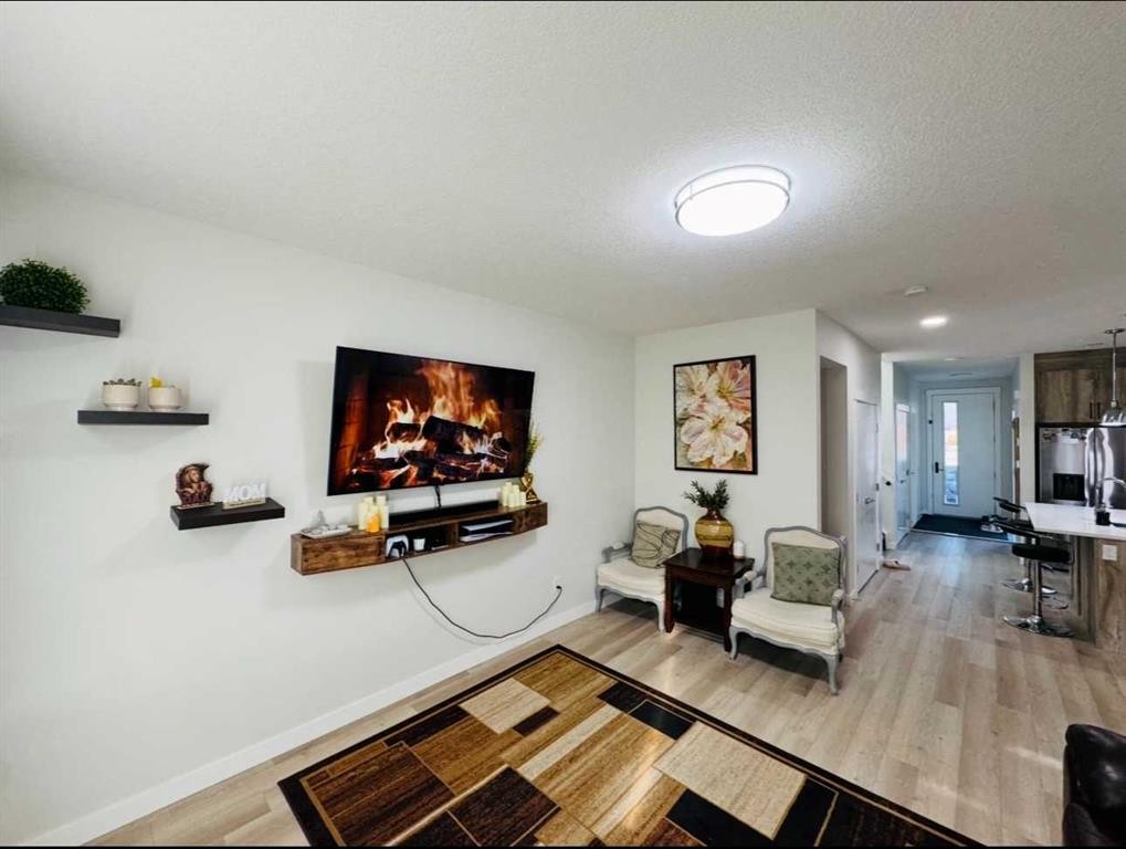 628 Cornerstone Boulevard Ne, Calgary, AB - Indoor Photo Showing Living Room
