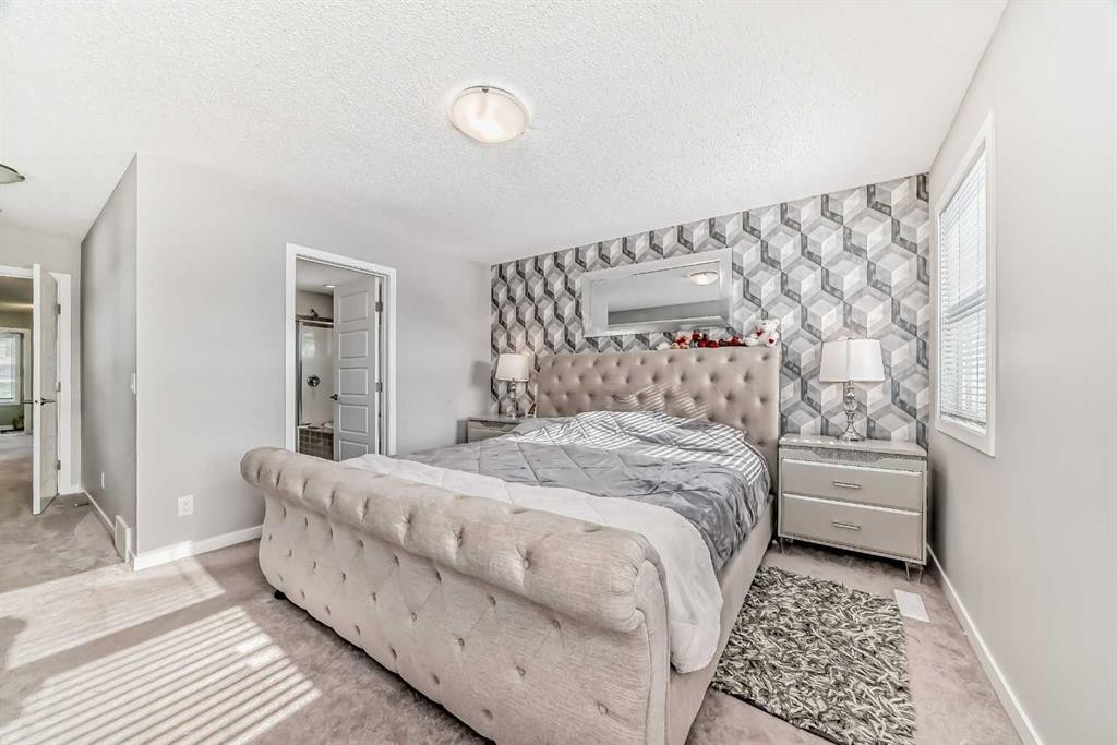 57 Cornerstone Manor Ne, Calgary, AB - Indoor Photo Showing Bedroom