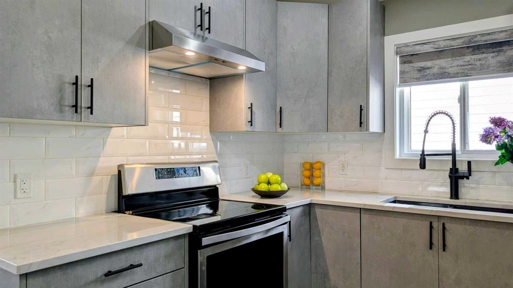 125 Saddlefield Crescent Ne, Calgary, AB - Indoor Photo Showing Kitchen With Upgraded Kitchen