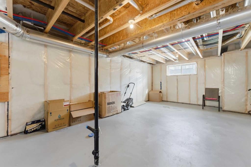 99 Aquila Way Nw, Calgary, AB - Indoor Photo Showing Basement