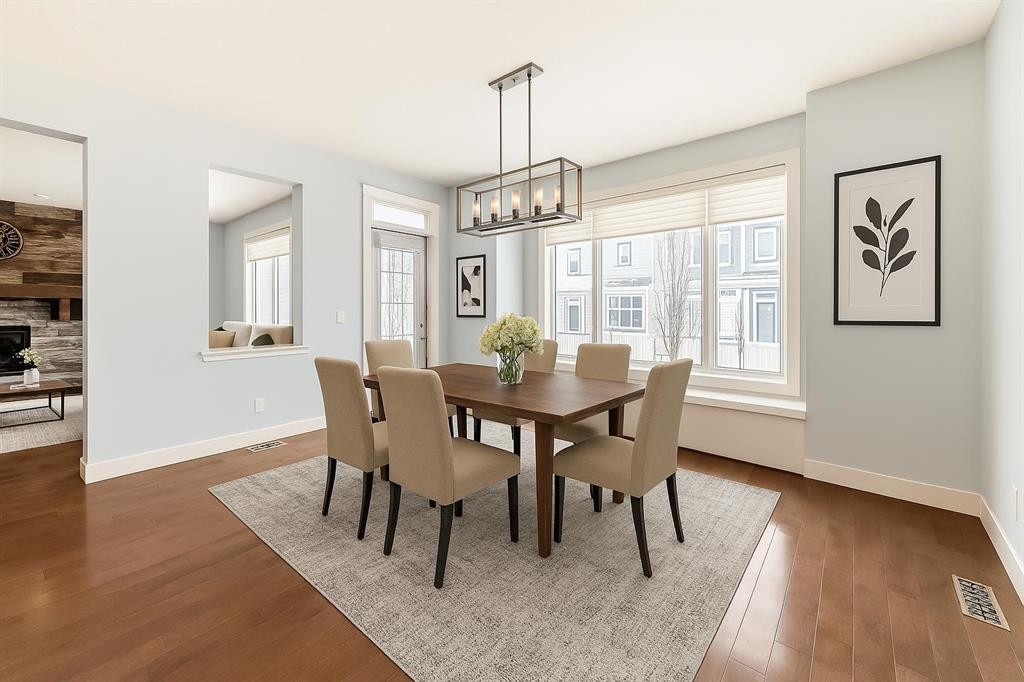331 Royal Oak Heath Nw, Calgary, AB - Indoor Photo Showing Dining Room