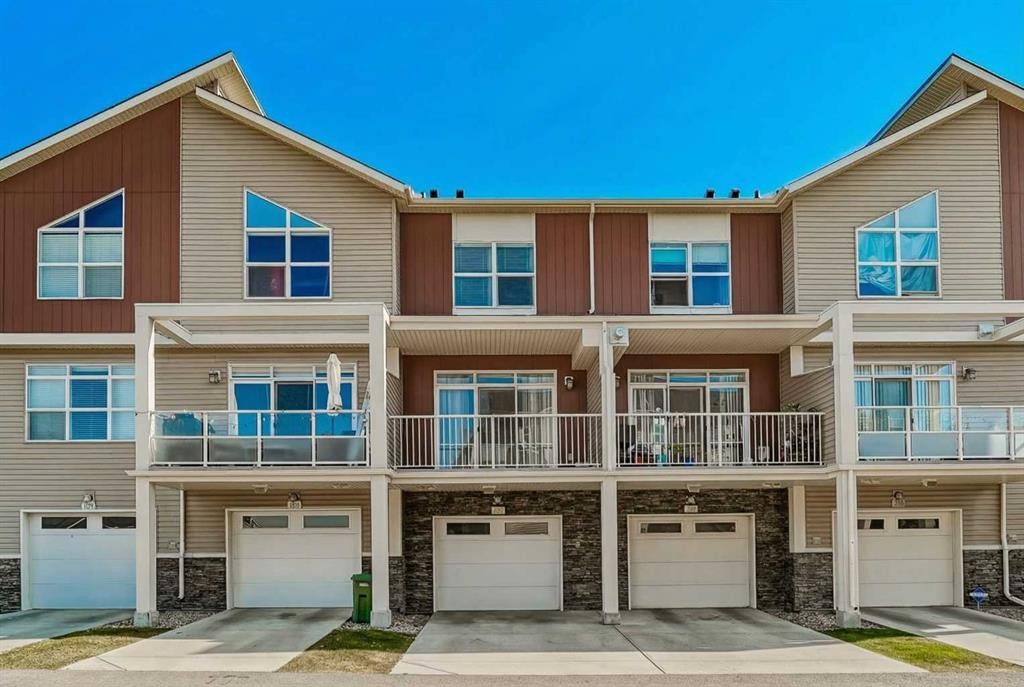 108 Redstone View Ne, Calgary, AB - Outdoor With Balcony With Facade
