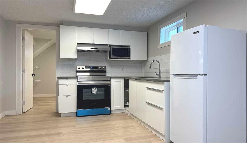 3229 19 Avenue Se, Calgary, AB - Indoor Photo Showing Kitchen