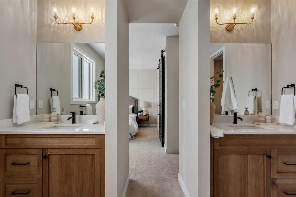 47 Sundown Crescent, Cochrane, AB - Indoor Photo Showing Bathroom