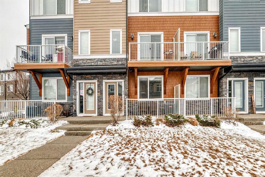 53-111 Rainbow Falls, Chestermere, AB - Outdoor With Deck Patio Veranda With Facade