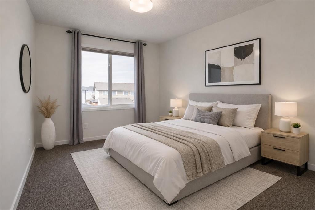 28 Masters Link Se, Calgary, AB - Indoor Photo Showing Bedroom