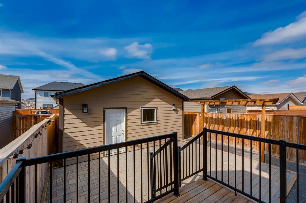 28 Masters Link Se, Calgary, AB - Outdoor With Deck Patio Veranda With Exterior
