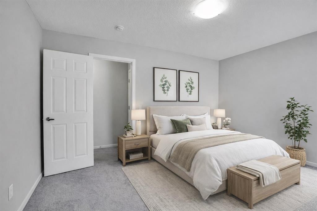 214 Cityside Grove Ne, Calgary, AB - Indoor Photo Showing Bedroom