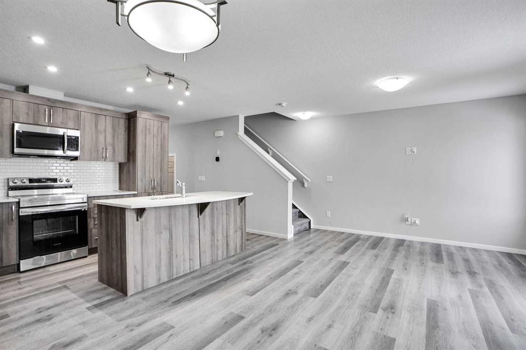 214 Cityside Grove Ne, Calgary, AB - Indoor Photo Showing Kitchen With Upgraded Kitchen